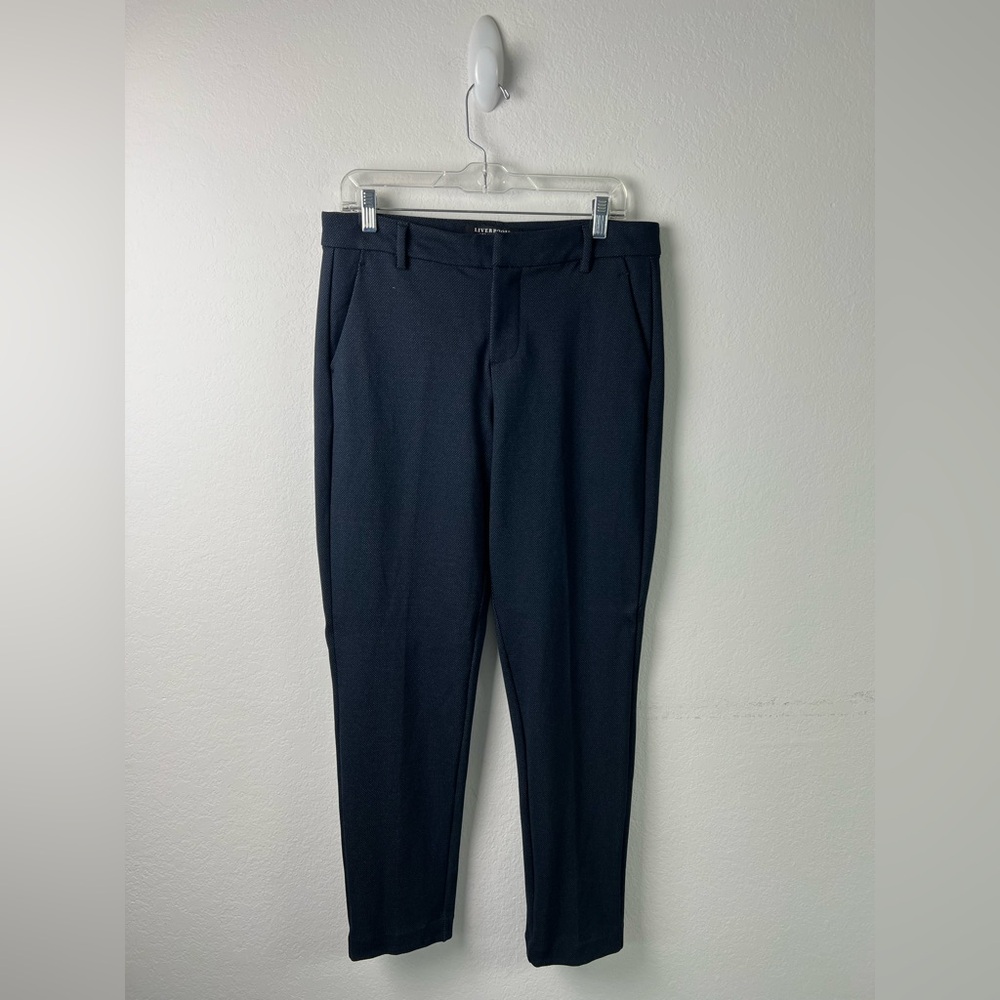 Liverpool Navy Straight Leg Classic Work Office Trousers